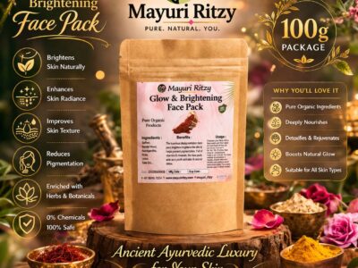 Glow & Brightening Face Pack - 100 grams with Saffron and Sandalwood