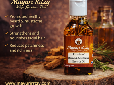 Premium Beard & Mustache Growth Oil - 250ml