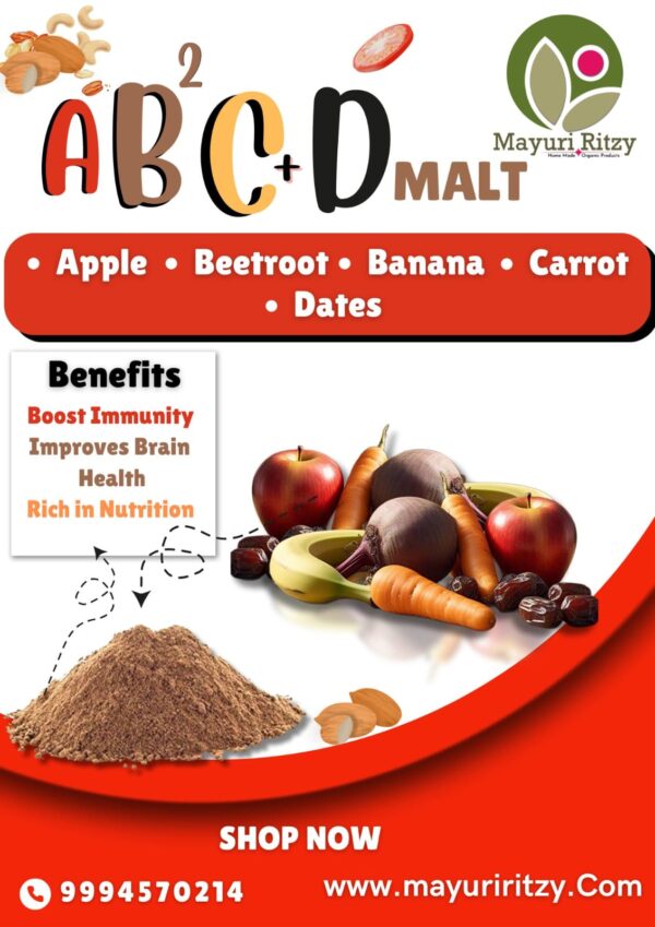 AB2C+D  malt - 100 grams