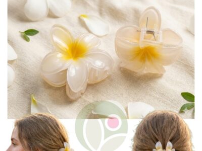 Floral Bloom Hair Claw Clip