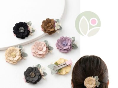 Felt Floral Hair Clips