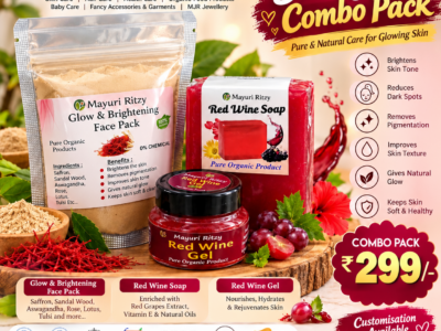 Glow & Brightening Skin Care Combo Pack 299/-